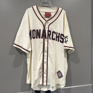 BigBoy NLBM Negro League KC Monnarchs Centennial Baseball Jersey Mens 3XL